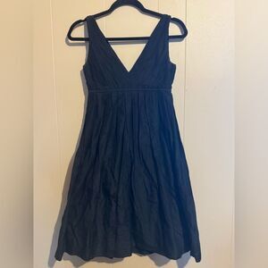 GAP Women Size 0 Cotton Silk Blend lined sleeveless Dress - Empire‎ waist